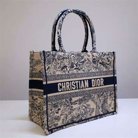 small dior book tote blue toile de jouy embroidery price